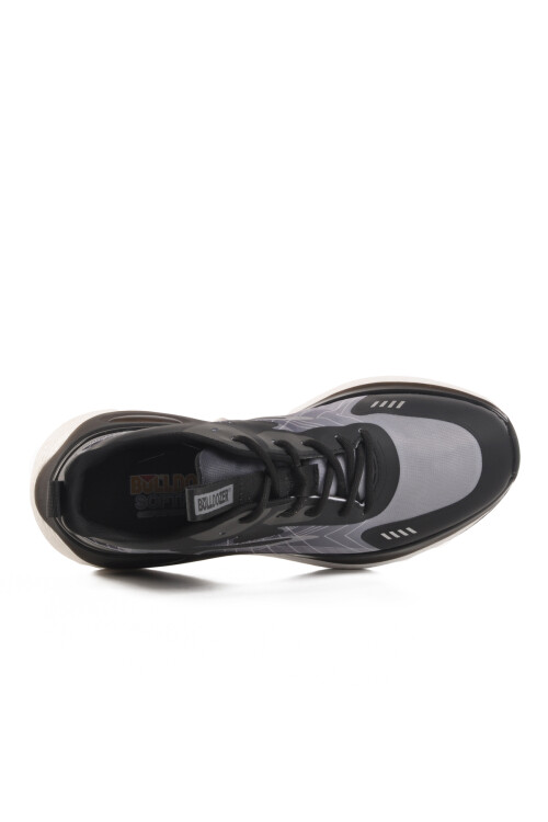 Black Memory Foam Lightweight Flexible Mens Sneakers 250421 M