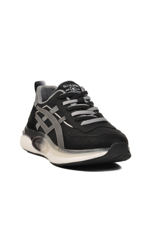 Siyah Fileli Hafif Erkek Spor Ayakkabı 25Y563 M