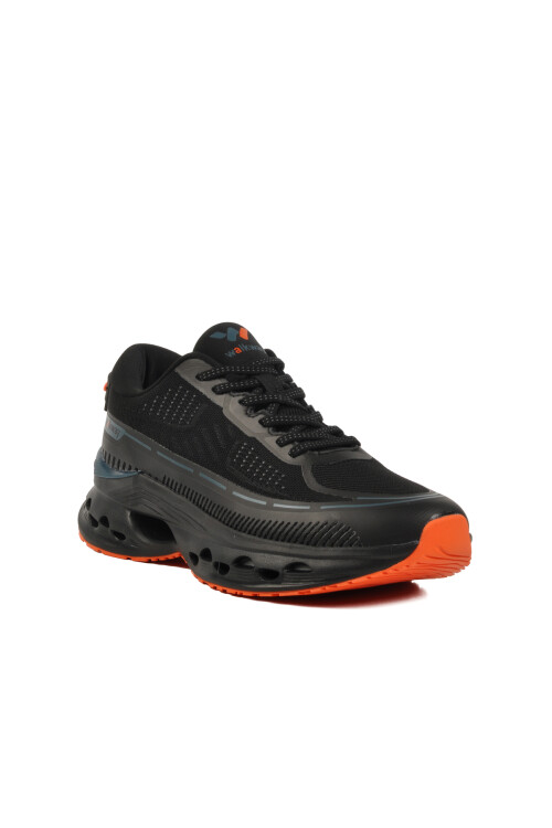 Novi M Black Mesh Memory Foam Mens Sneakers