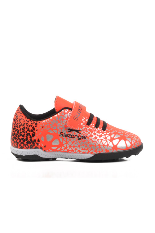 Orange Velcro Childrens Indoor Football Shoes Crystal F