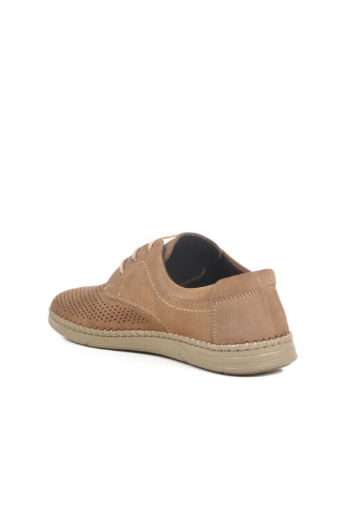 Mink Nubuck Genuine Leather Mens Casual Shoes Lion M