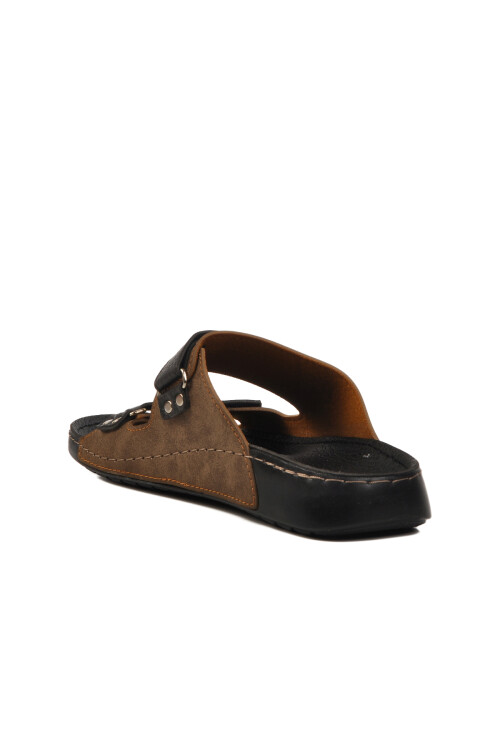 Mink Double-Strap Lightweight Mens Slippers 80-012 M