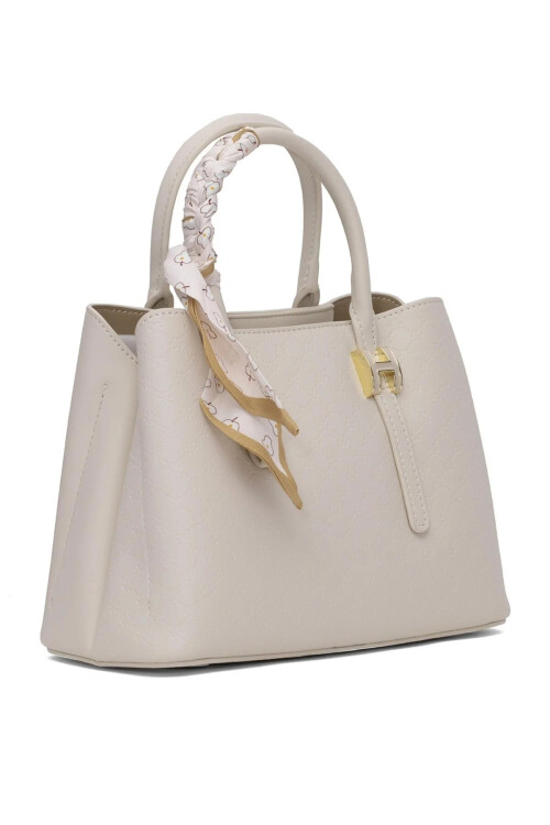 حقيبة يد وحقيبة كتف نسائية بيج 25YG328