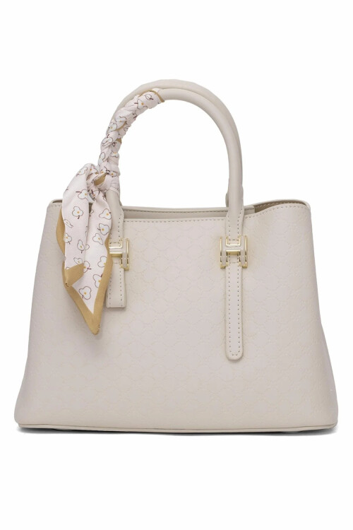 حقيبة يد وحقيبة كتف نسائية بيج 25YG328