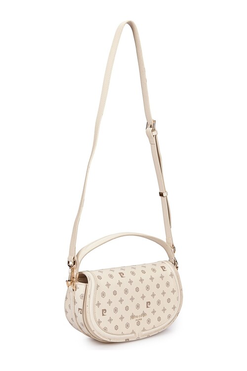 Beige Womens Shoulder Bag 05PC25Y10301-MN