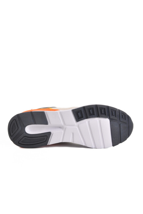 Beige Navy Blue Mesh Memory Foam Mens Sneakers Milano M