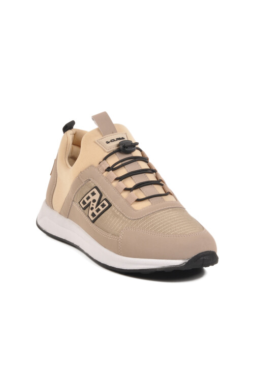 Bej Tekstil Hafif Esnek Erkek Spor Ayakkabı 166 M