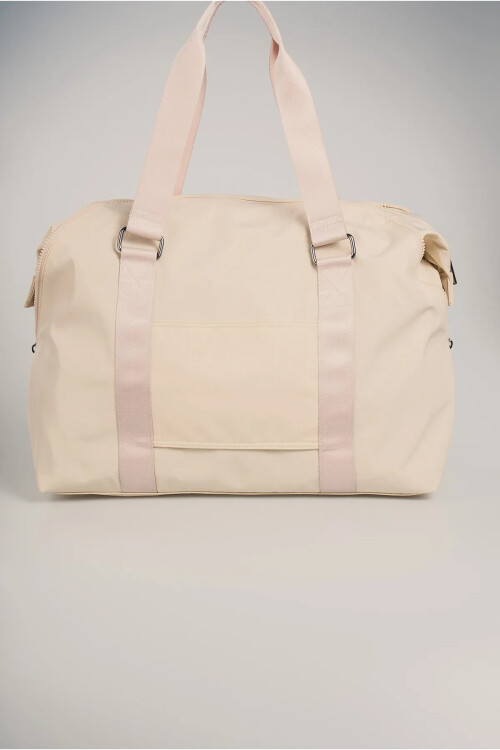 Bej Tekstil Kadın El ve Omuz Çantası 17996