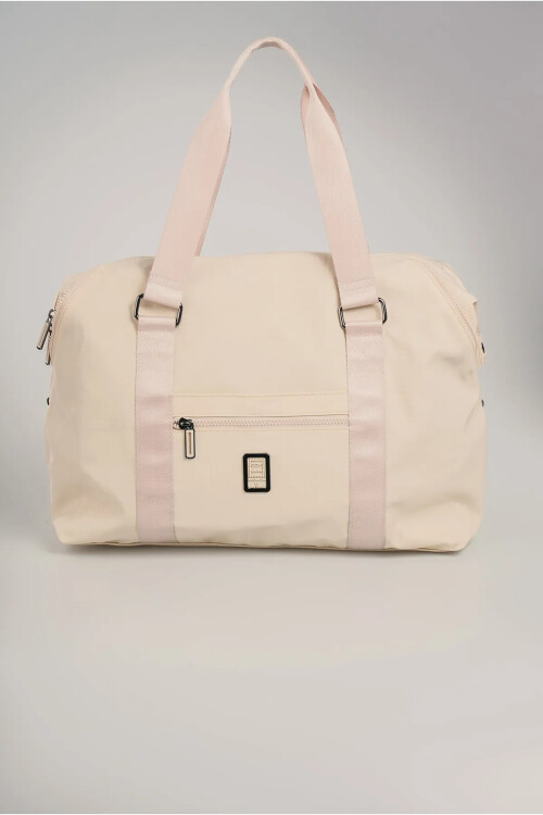 Bej Tekstil Kadın El ve Omuz Çantası 17996