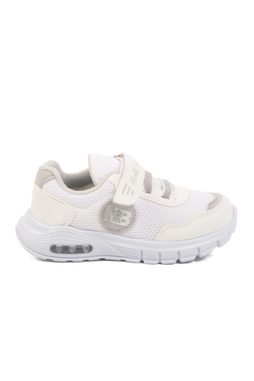 Beyaz Buz Cırtlı Işıklı Unisex Çocuk Spor Ayakkabı 336126 B