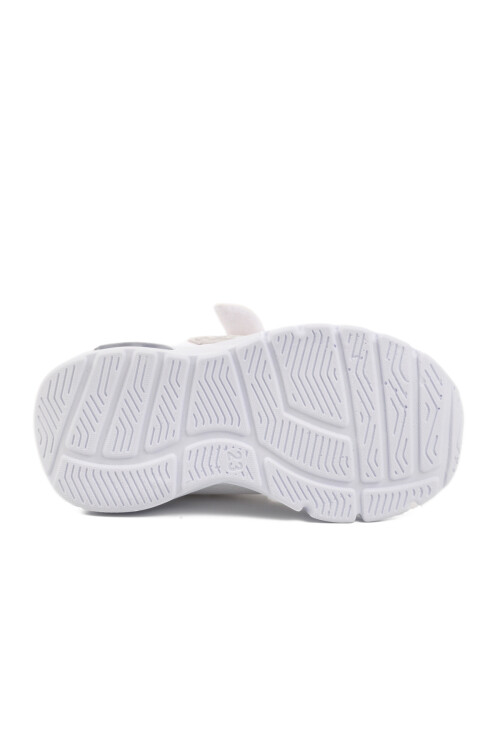 Beyaz Buz Cırtlı Işıklı Unisex Çocuk Spor Ayakkabı 336126 B