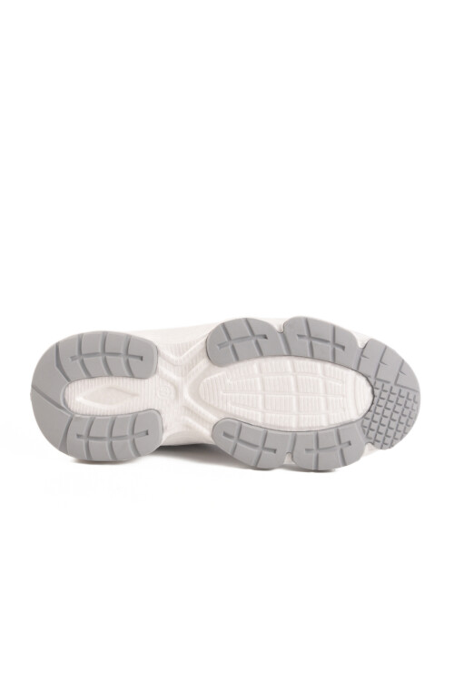 White Gray Mesh Unisex Sneakers 182 G