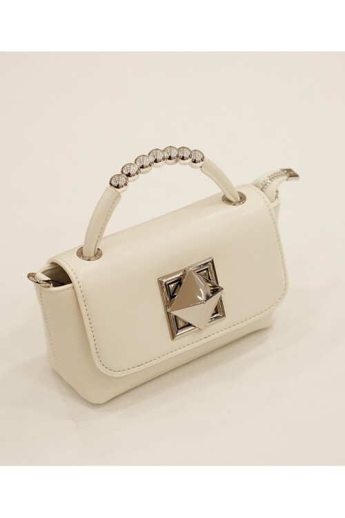 Beyaz  Kadın El Çantası 25YG329