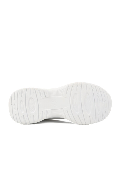 Beyaz Parlak Hafif Kadın Spor Ayakkabı 2410 G