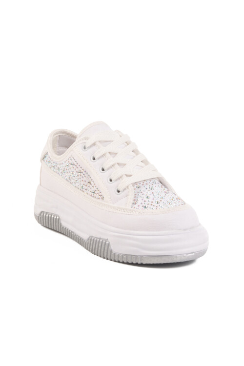White Stone Laced Womens Sneakers Lady 526 Z