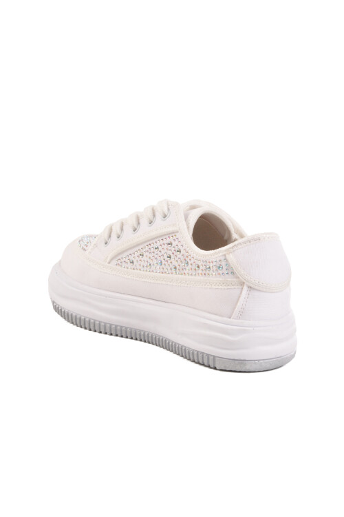 White Stone Laced Womens Sneakers Lady 526 Z