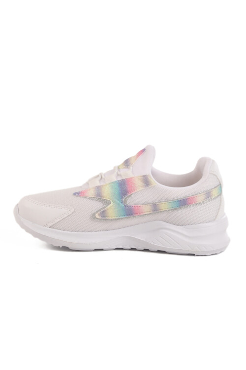 White Mesh Lightweight Girls Sneakers Archway F