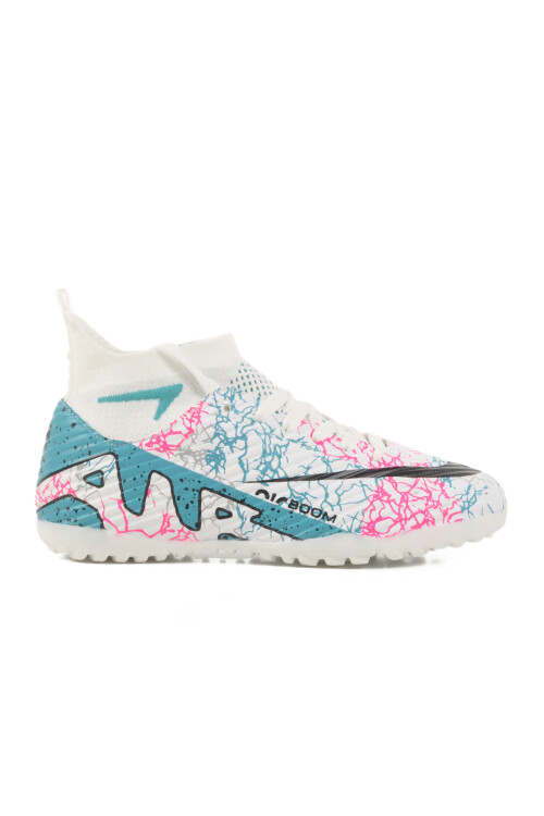 White Turquoise Unisex Turf Shoes Air 600 G