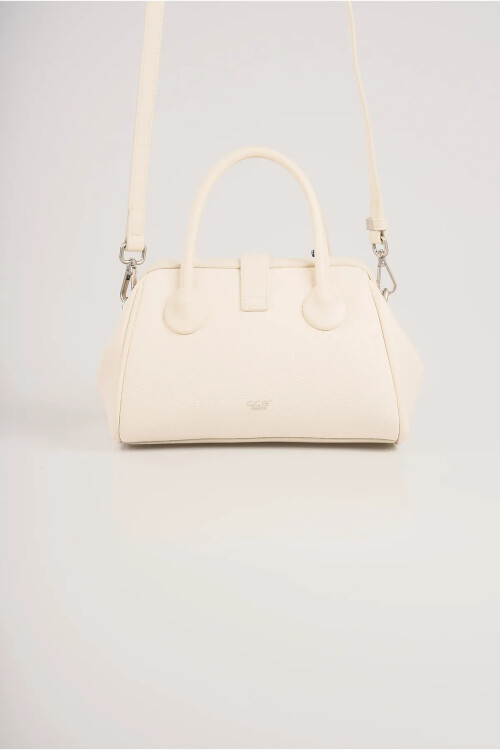 Beyaz Kadın El ve Omuz Çantası 18035