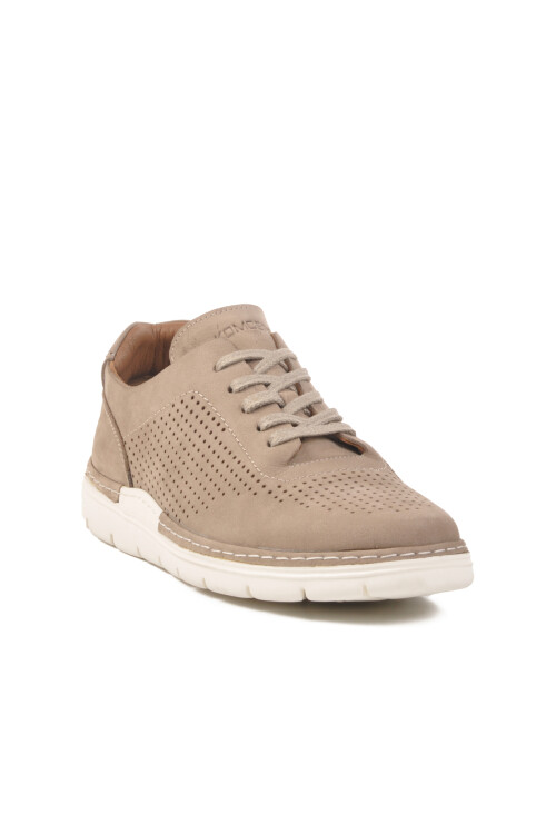 Gri Nubuk Hakiki Deri Erkek Casual Ayakkabı 2Y0938-E197 M