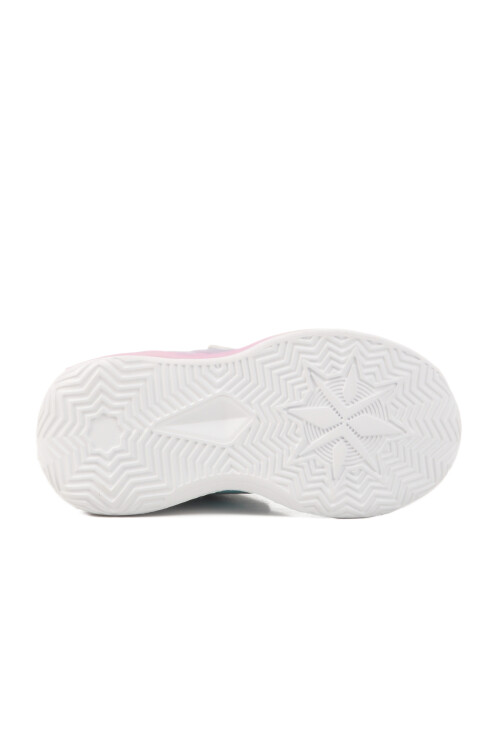 Gri Pembe Cırtlı Fileli Kız Çocuk Spor Ayakkabı 2480 P