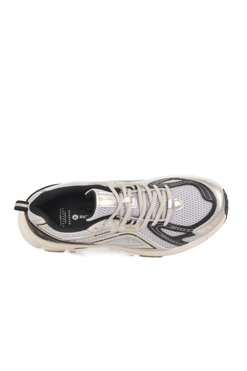 Silver Black Mesh Lightweight Mens Sneakers Hamlet 101 25028 M