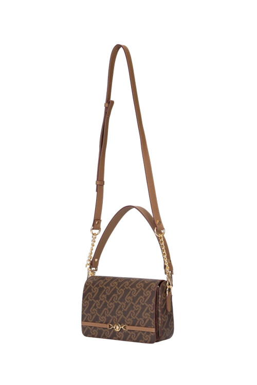 حقيبة كتف نسائية بنية اللون US25102