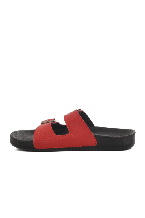 Red Double-Strap Womens Slippers 43.001 Z