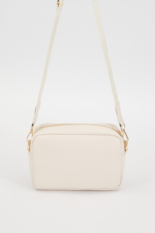 حقيبة كتف نسائية كريمية 930226