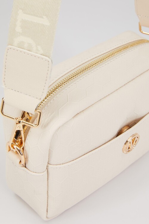 حقيبة كتف نسائية كريمية 930226