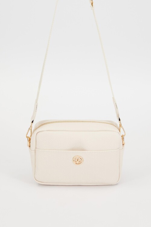 حقيبة كتف نسائية كريمية 930226