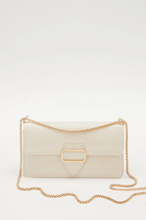 Krem Rugan  Kadın El ve Omuz Çantası 930191