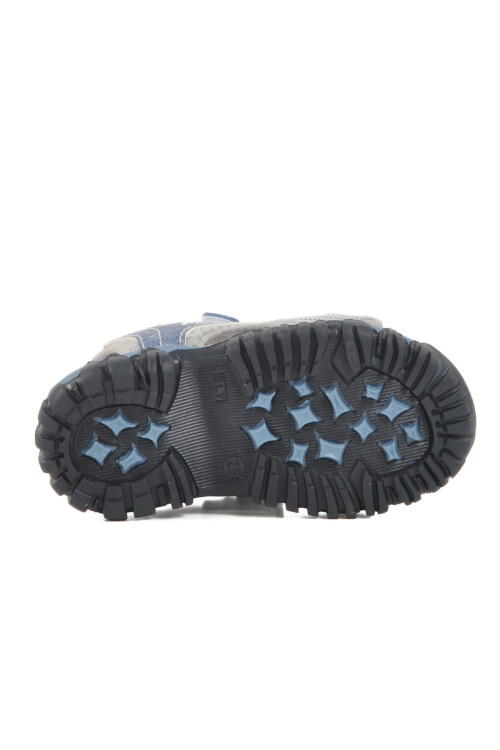 Navy Blue Velcro Orthopedic Boys Sports Sandals 25T102 B