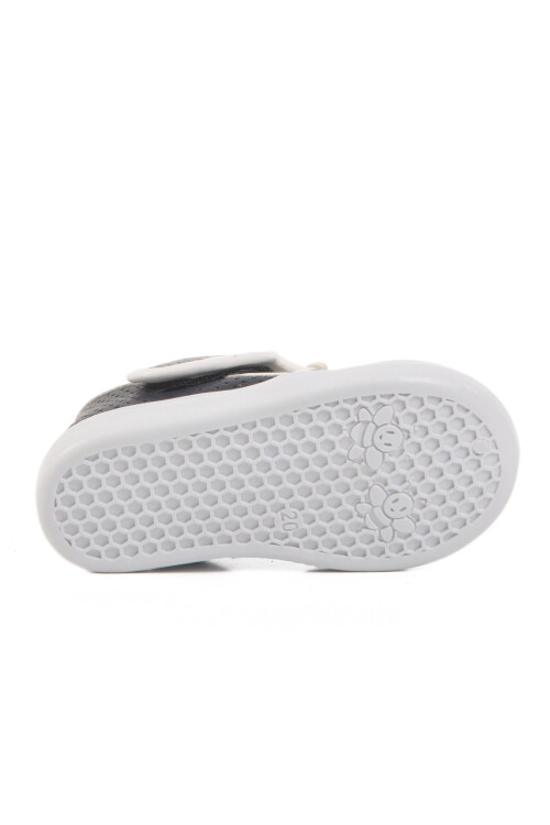 Navy Blue Velcro Orthopedic Unisex Baby Shoes 25T101 İA