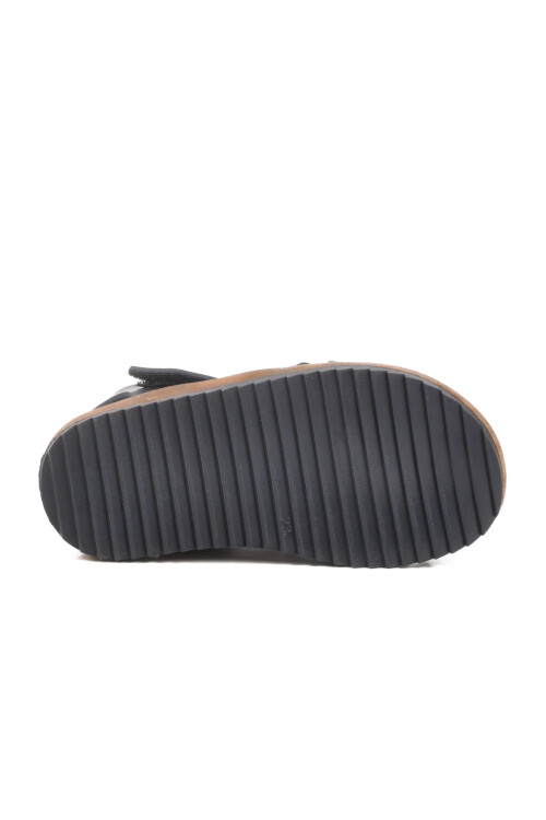 Navy Blue Velcro Lightweight Unisex Childrens Sandals 17373 B