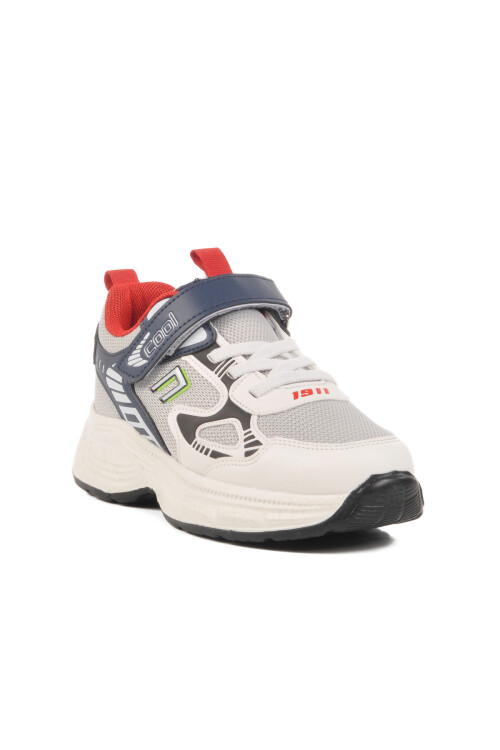 Lacivert Cırtlı Fileli Hafif Erkek Çocuk Spor Ayakkabı Dian F