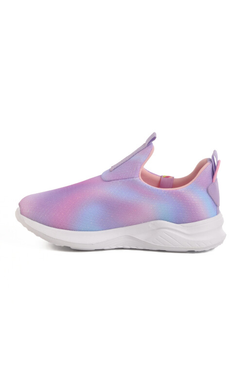 Lilac Mesh Lightweight Flexible Girls Sneakers Mary F