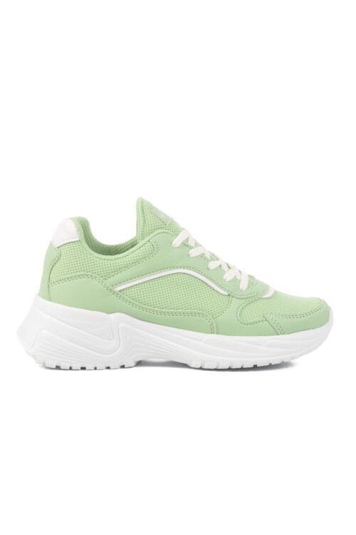 Mint Green Mesh Lightweight Womens Sneakers 2410 G