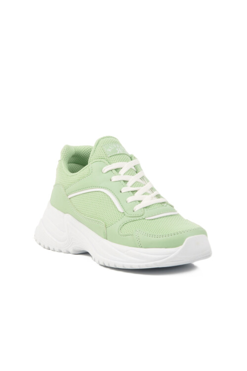 Mint Green Mesh Lightweight Womens Sneakers 2410 G