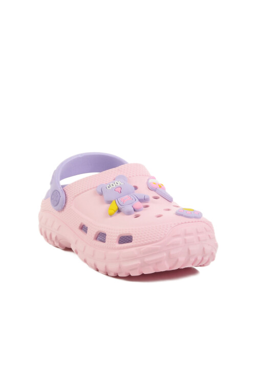 Pink Eva Lightweight Girls Sabo Slippers 960 PF