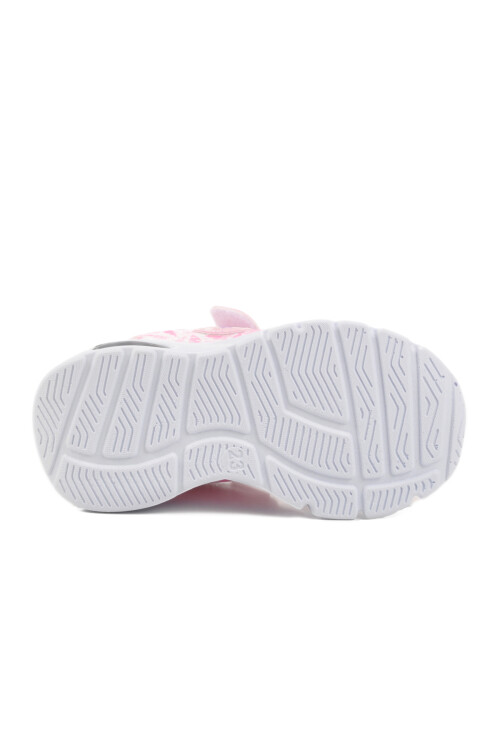 Pink Velcro Lighted Girls Sneakers 336126 B