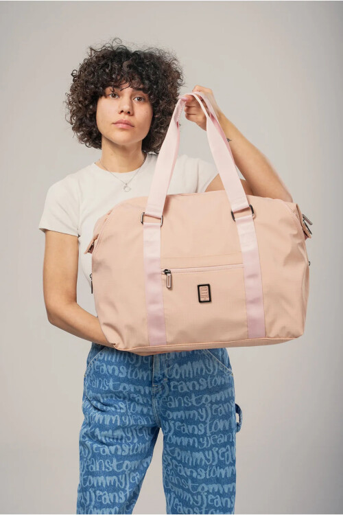 Pembe Tekstil Kadın El ve Omuz Çantası 17996