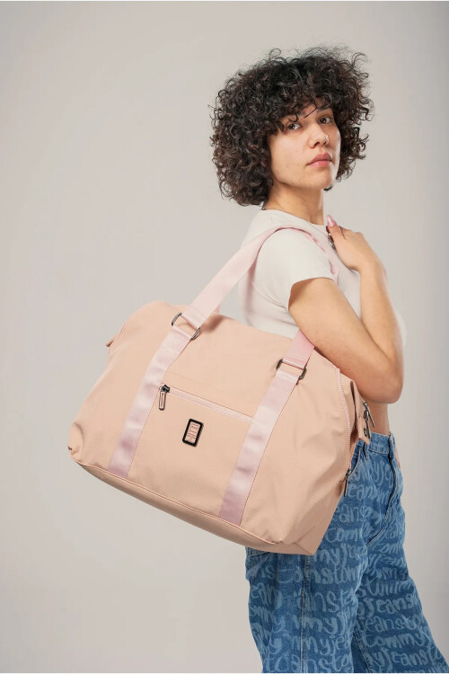 Pembe Tekstil Kadın El ve Omuz Çantası 17996