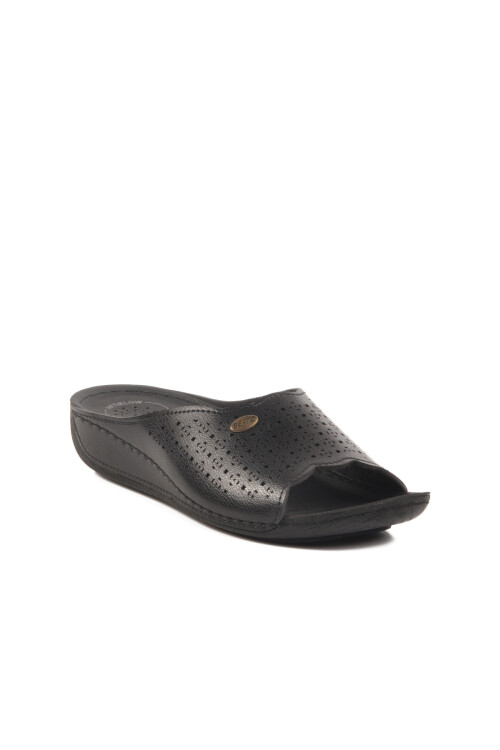 Black Anatomical Womens Slippers 16.007 Z