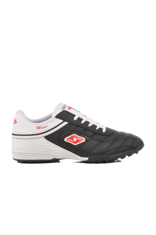 Black and White Large Size Mens Artificial Turf Shoes 250 M