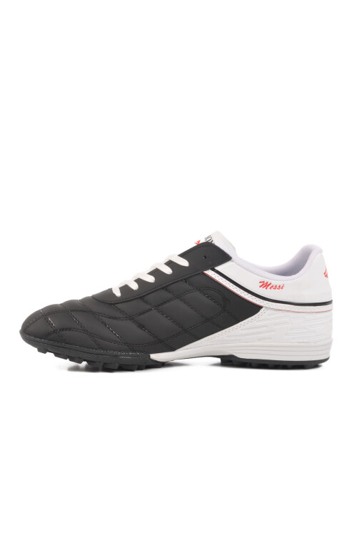 Black and White Large Size Mens Artificial Turf Shoes 250 M