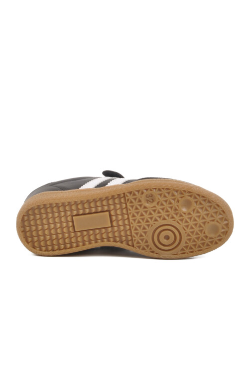 Siyah Beyaz Cırtlı Erkek Çocuk Spor Ayakkabı 225 F