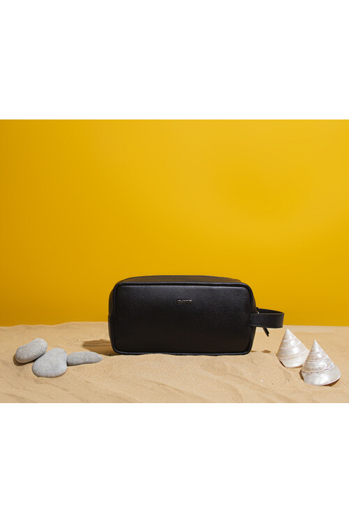 Black Genuine Leather Men's Handbag 4290