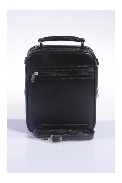 Black Genuine Leather Men's Clutch Bag 4586