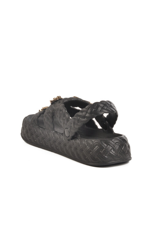 شبشب نسائي خفيف الوزن ومرن من إيفا باللون الأسود 804 Z